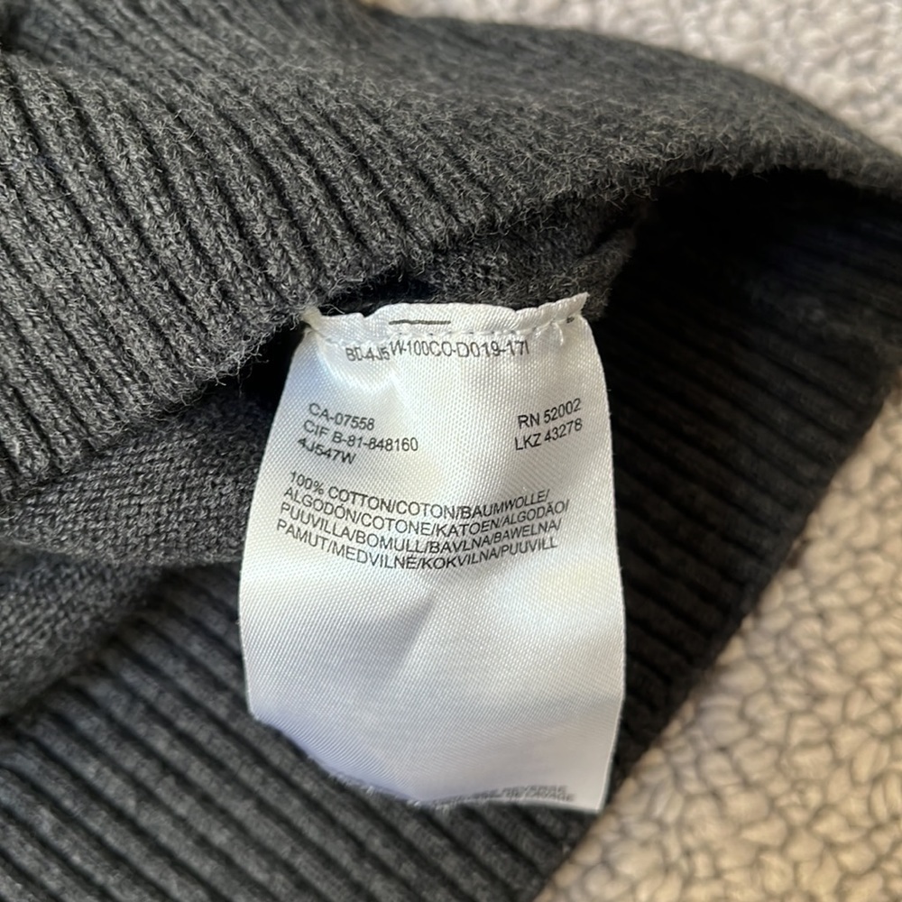 Mexx charcoal grey front half sweater - Picture 4 of 5